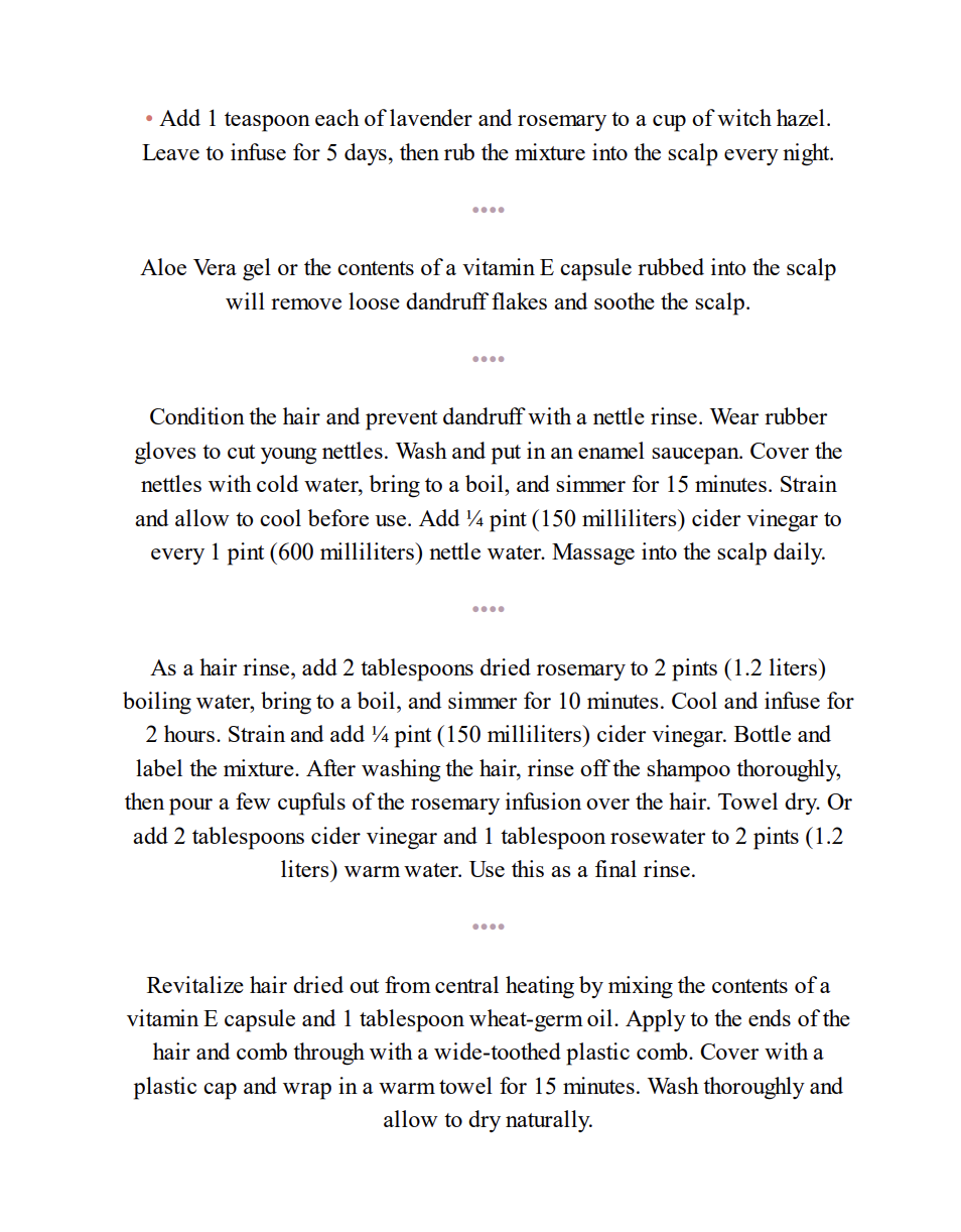 Sample page 7 from the 1000+ Home Remedies ebook